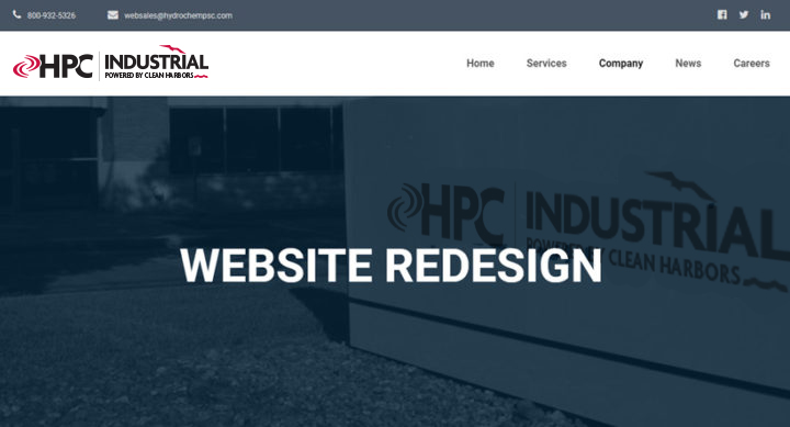 HPC Redesign website